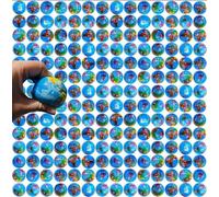 5pc Balle Anti Stress Globe Balle Globe de Stress Stress Relief Planisphère 5cm Mini Balle Globe Terrestre en Mousse Balle de Stress pour Enfant Ecole Elève Étude Cadeau Anniversaire