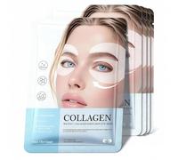 5PC Glow Haven Patch Yeux Anti Cernes, Glow Haven Eye Mask, Collagen Eye Patches For Puffy Eyes And Dark Circles, Revive Under Eye Patches With Bio-Collagen, Peptide Complex And Vitamin C