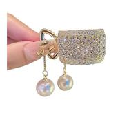 5pc Long Tassel Hairpin Anti-Collapse Side Clip Hair Accessories Headdress Grab Braided(Gold-10)