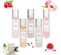 5PC Parfum Pheromone Pour Femmes,ecdf Parfum Pheromone, Parfums Phéromones, eclat de femme elixir de pheromone, Eau de toilette, Longue Durée, Parfume Au Pheromone Femme Pour Attire Homme (A)