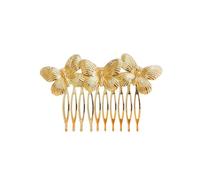 5pc Wedding Bridal Metal Bee Hairpin Clips Ancient Butterfly Women Girls Hair Comb Jewelry Accessories Bride Headpiece Gifts(Gold)