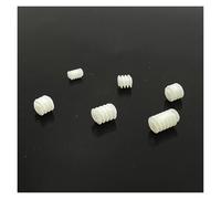 5pcs 0.3-M 0.4M Toy Car Worm Gear 1mm/2mm Shaft electronic starter Transmission Pinion 6X8X2A