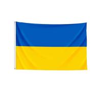 (5pcs)1/2/3/5pcs Ukraine Flag Ukrainian National Flags Polyester with Brass Grommets 3x5 Foot Flag(90cm*150cm)