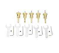 5Pcs 1/4in Hexagonale Shank Fraise Foret Set Haute Vitesse En Acier 2.8 à 4mm Réglable Foret Ensemble 8mm Forage Trou Diamètre