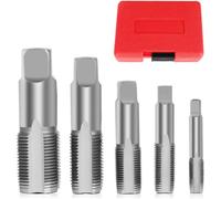 5pcs 1/8"" 1/4"" 3/8"" 1/2"" 3/4"" BSP BSP Tube Tap with Carbon Steel Storage Box for Precise Thread