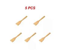 (5PCS)10/5/3/2/1PCS Bamboo Spatula Natural Bamboo Wood Kitchen Spatula Spoon Cooking Utensils Dinner Food Shovel Kitchen Accessories