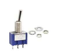 5pcs 10pcs MTS-102 103 MTS-202 203 Toggle Switch 6A 125VAC on on SPDT 6mm Mini Switch DPDT on off on Waterproof Cap(MTS-103,WITH_5PCS)