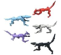 5pcs 13 Robot Dog Action Multi-Joint Movable Robot Dog Mincy Dog Dog Gift for Collectors Desktop Decorations