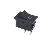 5pcs 15mm × 21mm KCD1 Série 2/3/4/6 Pin Aliments Aliments 6A/250V 10A/125V AC 2/3 Position Noir Butto,KCD1-101 Black