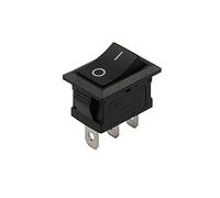 5pcs 15mm × 21mm KCD1 Série 2/3/4/6 Pin Aliments Aliments 6A/250V 10A/125V AC 2/3 Position Noir Butto,KCD1-102N Green