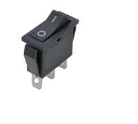 5pcs 16A 250V/20A 125V AC Interrupteur à bascule KCD3 Interrupteur ON-OFF 2 positions 3 broches Équipement électrique avec interrupteur d'alimentation léger(KCD3 Black 3pin)