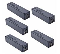 5Pcs 18650 Batterie Boîtier Portable Noir Usb Power Bank Power Charger Pack Box Pour 1X18650 Batterie