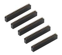 5PCS 2 * 20pins 2.54cm Pin Femelle Double Rangée Broche Court Header Connector pour