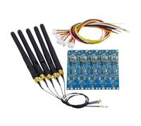 5PCS 2.4G ISM DMX512 Wireless Controller PCB Module 2 in 1 DMX512 Transmitter Receiver for Stage Light DIY 485EE