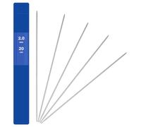 5pcs 2 mm Aiguilles Double Pointe Tricot en Acier Inoxydable Tissage Outils Surface Lisse Robuste et Durable pour Débutants Et Professionnels Pour Chapeau Chaussette Projet De Tissage