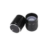 5PCS 20 Position 360 Degree Rotary Encoder EC11 w Push Button 5Pin Handle Long 15/20MM With A Built In Push Button Switch NWPNLXEA(Black cap)