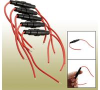 5pcs 22 AWG 250V support 6.3A Inline Fuse verser 5 x 20mm Fusible