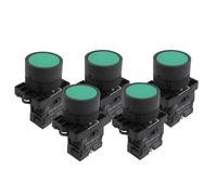 5pcs 22mm 1 NO N/O Verde Signe Momentanée Bouton interrupteur 600V 10A ZB2-EA31