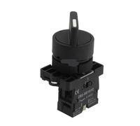 5Pcs 22mm Locking 1 NO Two 2-Position Rotary Selector Select Switch ZB2-ED21