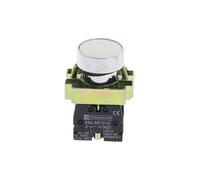 5Pcs 22mm white Momentary Push Button Switch XB2-BA11 1NO