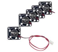 5pcs 25mm 2 Pin 12V Mini Silent Cooling Fan with Wires,2510,25x10mm,Hydraulic Bearing Brushless DC Miniature Fan for Development Board