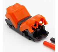 5pcs 2p Spring Connector wire with no welding no screws Quick Connector cable clamp Terminal Block 2 Way Easy Fit for led strip