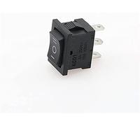 5pcs 2Pin 2Position ON/Off SPST Montage sur Panneau Interrupteur à Bascule AC 6A/250V 10A/125V Noir KCD1 15 * 21mm (Color : 2)(4)