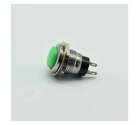 5pcs 2pin button Switch 12MM Reset Button Round Switch Threaded type NWPNLXEA(5 green)