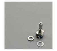 5pcs 360 Degree Rotary Encoder Ec11, 5-inch Handle with Button, Length 15/20 Mm, with Built-in Button Switch Potentiometer NWPNLXEA(20MM-flower)