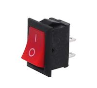 5pcs 3A / 250V black 10 * 15mm SPST 2PIN in/from G130 boat car dashboard rocker switch RV ATV home NWPNLXEA(Rot,20PCS)