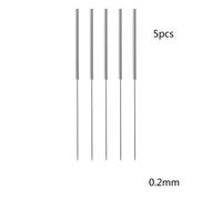 5PCS 3D Pièces D'imprimante en Métal En Acier Inoxydable Buse Aiguille De Nettoyage Foret 0.2mm 0.25mm 0.3mm 0.35mm 0.4mm 0.5mm 0.6mm V6 B85B
