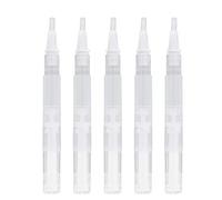 5pcs 3ml Vide Transparent Maquillage Twist Pen Conteneur Cosmétique Brillant À Lèvres Vernis À Ongles Pratique Et PopulaireTraitement pratique