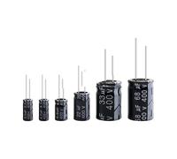 5pcs 400V Aluminum Electrolytic Capacitor 1UF 2.2UF 3.3UF 4.7UF 6.8UF 10UF 15UF 22UF 33UF 47UF 68UF 82UF 100UF 120UF 150UF EKFBQBGW(400V 150UF 5PCS)