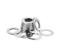 5pcs 40mm×50mm×0.5mm Rondelle plate en acier inoxydable 304 ultra - mince, Rondelle plate de réglage du jeu d'axe