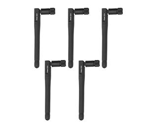 5pcs 433M Antenne de Transmission sans Fil Portable Antenne Pliable Antenne TV Intérieure Extérieure Antenne Omnidirectionnelle à Gain élevé Antenne de Mâle SMA