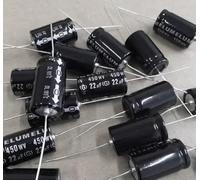 5pcs 450v 22uf Capacitance Axial Electrolytic Capacitor 16x28mm MQXFCZUX