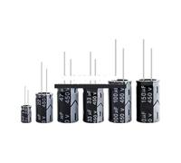 5pcs 450V Aluminum Electrolytic Capacitor 1UF 2.2UF 3.3UF 4.7UF 10UF 22UF 33UF 47UF 68UF 82UF 100UF 150UF 180UF 220UF NWPNLXEA(450V 220UF 5PCS)