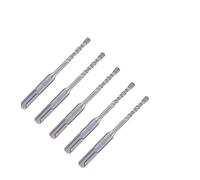 5pcs 4mm 5mm 6mm Electric Hammer SDS Plus Drill Bits Set 110mm Concrete Wall Brick Block Masonry Hole Saw Drilling(4x110mm 5pcs)