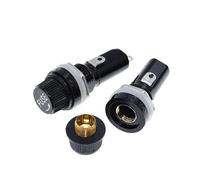 5Pcs 5 * 20mm 6 * 30mm Glass Fuse Holders 5x20 6x30 InsuranceTube Socket Fuse Holder For Insurance Panel Fuse Holder CZAOINCU(6X30mm)