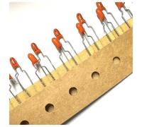5pcs/50pcs 0.33uF 35V Tantalum capacitor 35V0.33uF 334 DIP Radial Orange AUOQKQUT(One Size)
