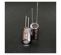 5pcs/50pcs 33uF 200V 10x20mm High Ripple Current High Reliability 200V33uF Aluminum Electrolytic capacitor AUOQKQUT(One Size)