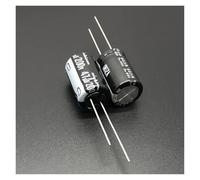 5pcs/50pcs 47uF 200V47uF 12.5x20mm Wide Temperature Range Aluminum Electrolytic Capacitor Long Feet MQXFCZUX(One Size)