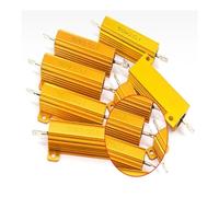 5PCS 50W RX24 Aluminum Power Metal Shell Case Wirewound Resistor 0.1R 0.5R 1R 2R 3R 4R 5R 6R 8R 10R 20R 50R 100R 1K 10K 100K ohm NWPNLXEA(20R)