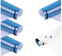5pcs 60cm x 40cm Feuille Ferreuse Autocollante pour Aimants, Inscriptible Essuyable, Film Caoutchouc Ferreux Adhesif, Plaques de Fer Adhésives, Créez Propre Tableau Blanc Magnétique, TKD9020-60cm-5X
