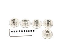 5pcs 6mm Bride Arbre Accouplement Bride Accouplement Connecteur Guide Rigide Modèle Coupleur Accessoire Arbre Axe Raccords pour RC Modèle Moteurs