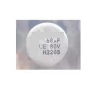 5PCS 80V 68UF 125 The Degree of 12X13MM Aluminum electrolytic Capacitor Capacitance Meters