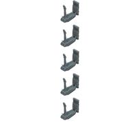 5PCS 9K81 S-300V Antey-300 Système Sam 1/350-1/700 Modèle Résine 3D | 9K81 S-300V Antey-300 SA-12 Gladiator/Giant SAM, Défense Soviétique Guerre Froide, Modèle Résine DIY(B-status,1/700)