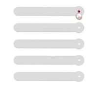 5pcs Acrylic Earrings - 5g/pcs Transparent Trial Strip | Excellent Curved Design for Customers, Live Streamers, Street Vendors