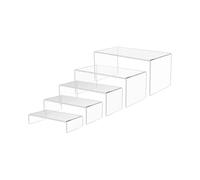 5pcs,Acrylic transparent display rack, multi-function storage rack, cosmetics, perfume, dolls, jewelry sorting rack