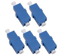 5pcs Adaptateur de Coupleur de Fibre Monomode LC-LC Coupleur pour Fibre Optique LC/APC Monomode pour Réseau de Fibre Optique Extension de Fibre Optique Série de Coupleurs de Fibre